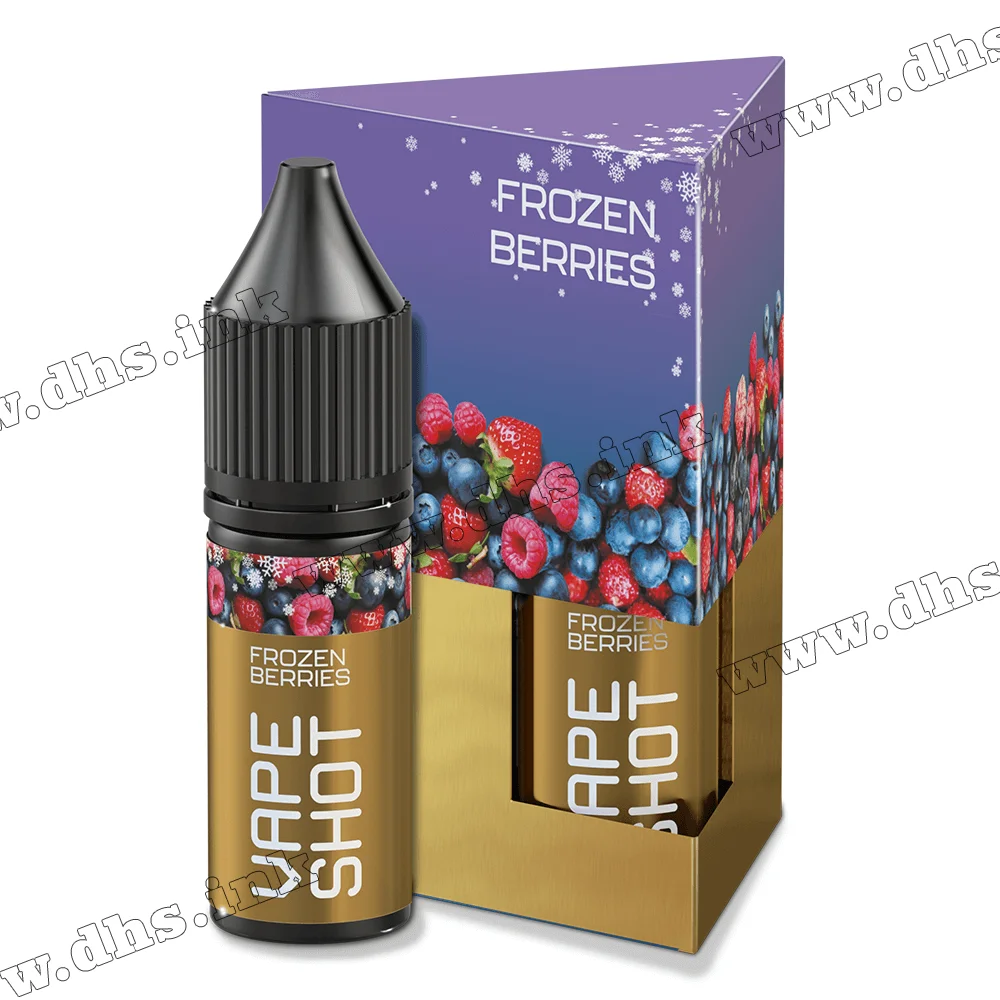 Набір для самозамісу Vape Shot Salt 15 мл (65 мг) - Frozen Berries (Чорниця, Смородина, Полуниця, Лід)